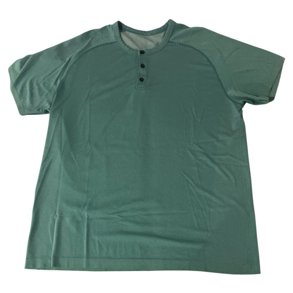 Lululemon Metal Vent Tech Short-Sleeve Henley Size XL